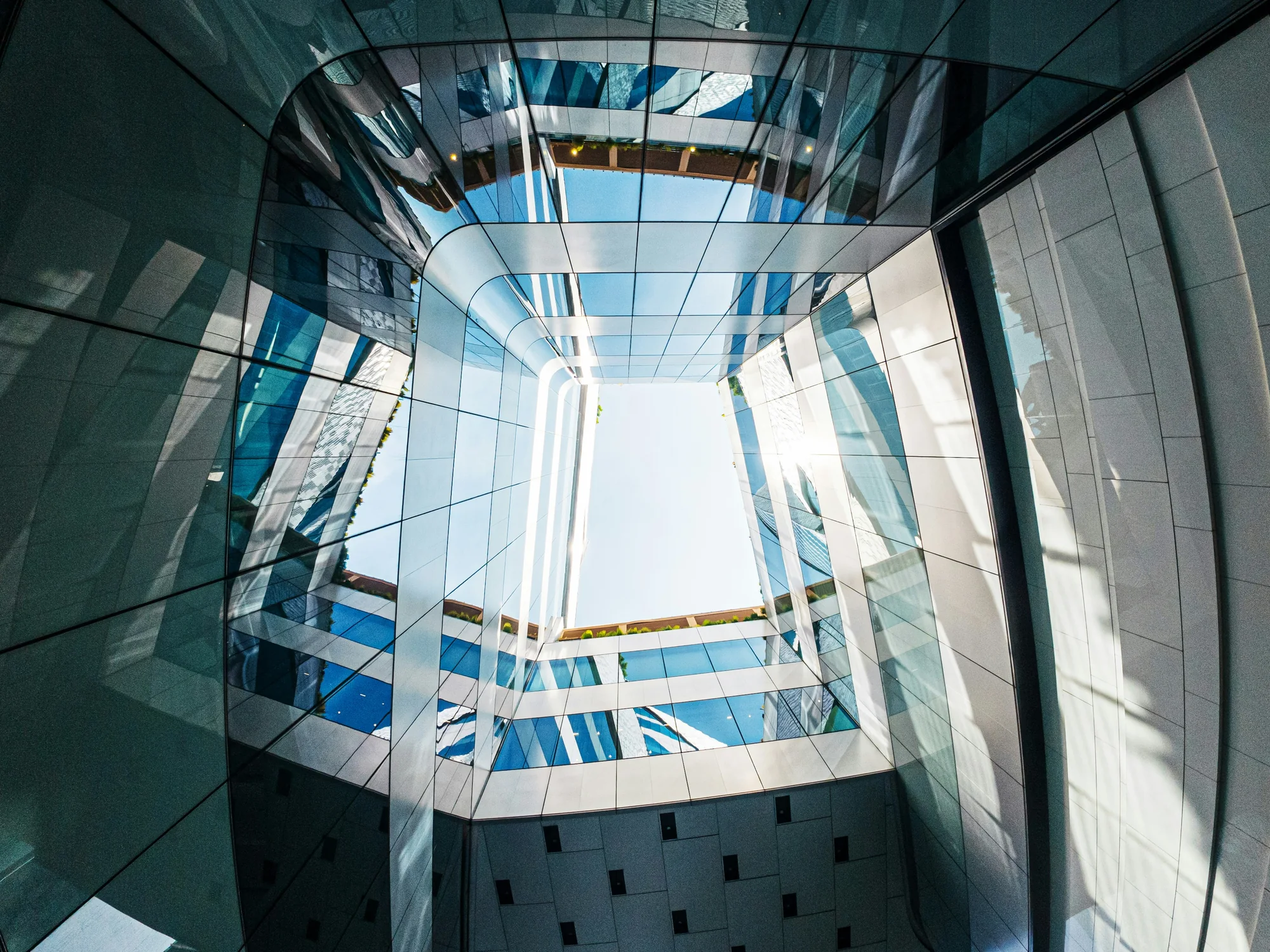 Modern glass architecture