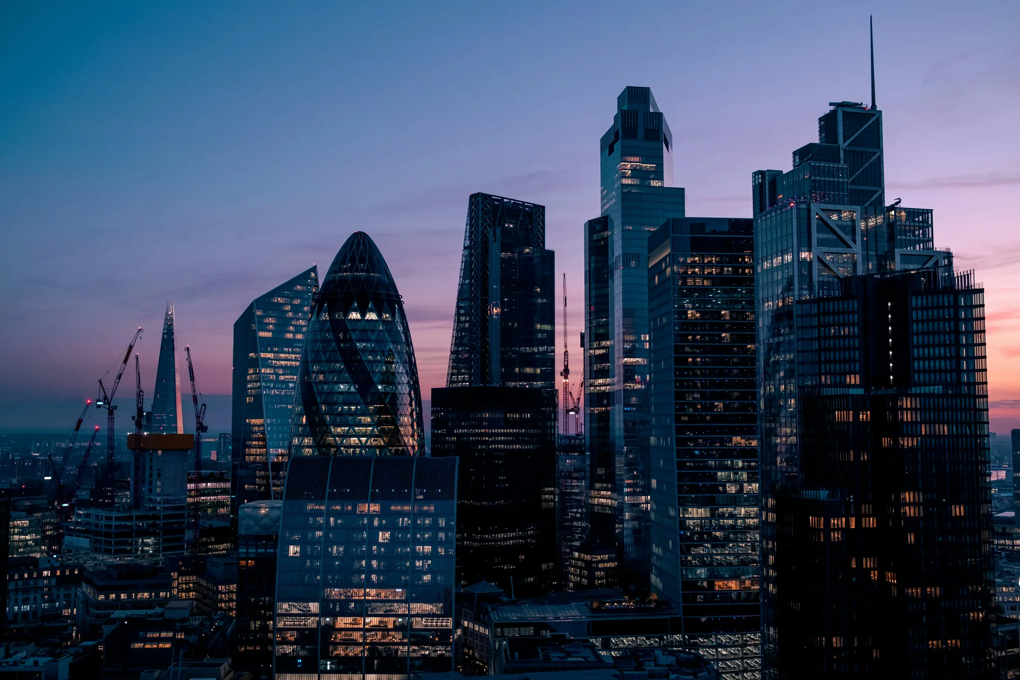 London financial district